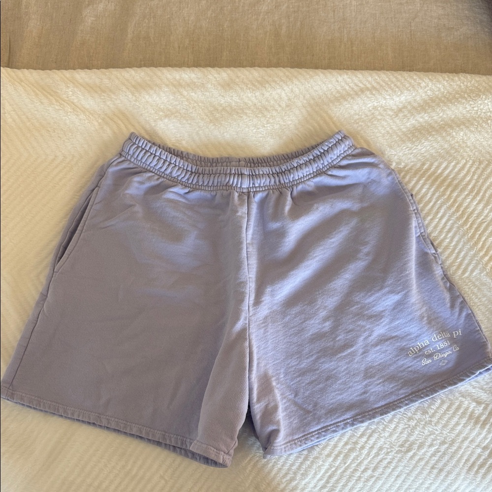 Women's Athletic Shorts in Light Purple